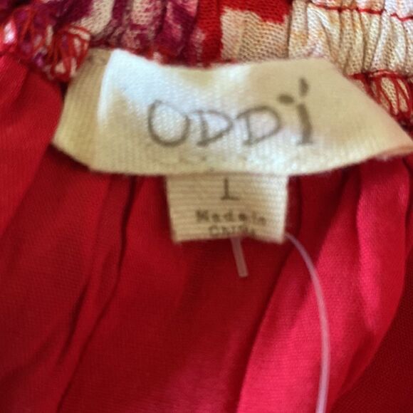 ODDY Off the Shoulder Floral Dress Size Large - Picture 4 of 5